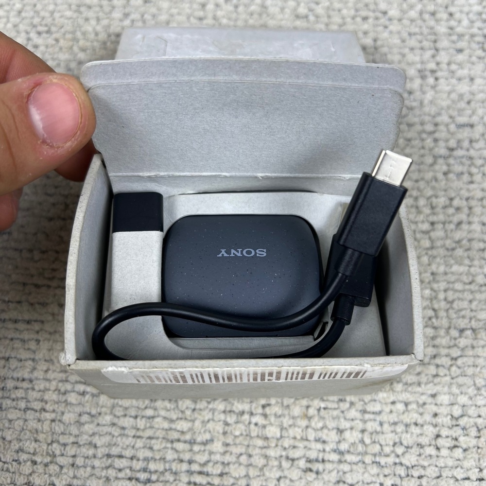 Sony LinkBuds WF-L900 Wireless Earbuds Gray Open-Ring Design for Microsoft Teams